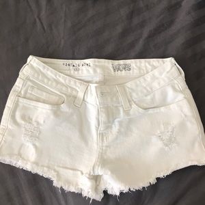 White Vans shorts